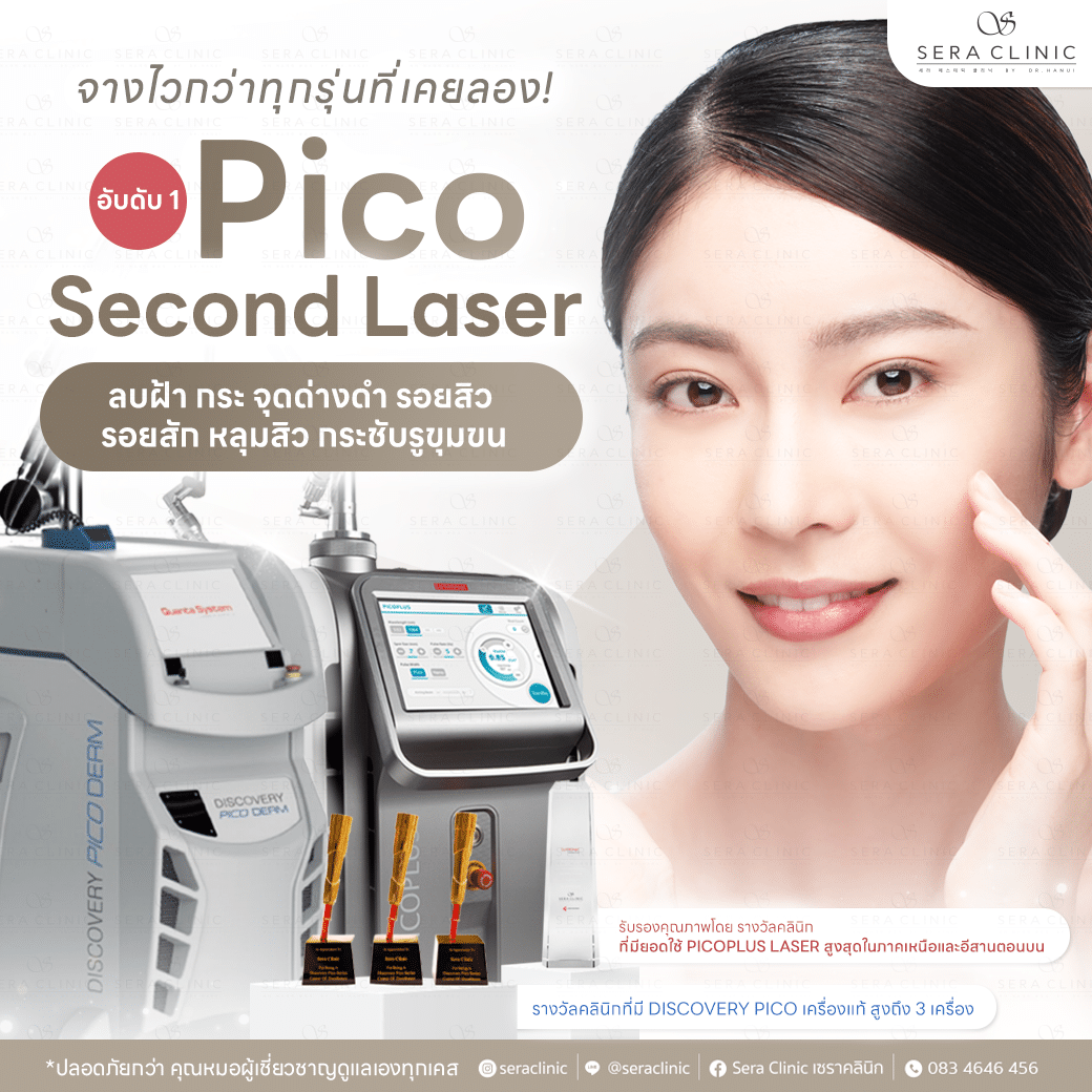Cover เหตุผลที่ Pico Second Laser เป็นเลเซอร์รักษาฝ้า กระ จุดด่างดำ รอยสัก อันดับ 1 ที่ลูกค้าเลือกมากที่สุด